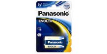 9V Alkaline EVOLTA Panasonic batteri 1stk.