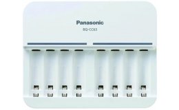 Panasonic oplader med 8 terminaler BQ-CC63E
