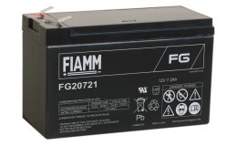 12V/7.2Ah FIAMM 5 års Blybatteri FG20721