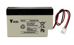 12V/0,8Ah blybatteri Yucel Y0.8-12 JST VHR-2N