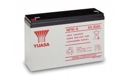 6V/10Ah Yuasa 3-5 års Blybatteri NP10-6