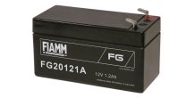 12V/1.2Ah FIAMM 5 års Blybatteri FG20121A