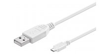 USB kabel - Hvid